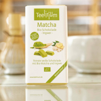 Bio Matchaschokolade - Ingwer