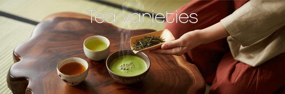 Our teas sorted by tea type